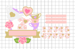 Whimsical Tea Party 3D Cake Topper Product Image 2
