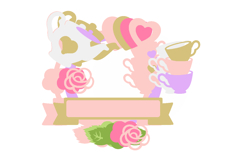 Whimsical Tea Party 3D Cake Topper Product Image 3