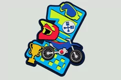 Motocross Party 3D SVG Numbers | Motocross birthday SVG Product Image 4
