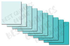 Turquoise Digital Papers Background, Aqua Turquoise Pattern Product Image 2