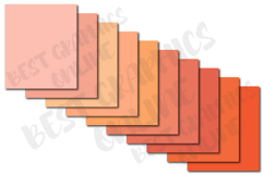 Orange Shades Digital Papers Background, Orange paper set Product Image 2