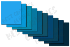 Blue Shades Digital Papers Background, Light Dark Blue paper Product Image 3