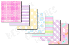 14 Pastel Colors Digital Papers, Light Colors Background Set Product Image 3
