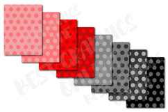34 Rainbow Polka Dots Digital Papers Dots Background Paper Product Image 6