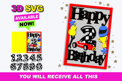 Race Car Birthday Card Product Image 1