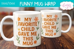 Funny Mom Mug Wrap PNG | Mother's Day mug Sublimation Product Image 5