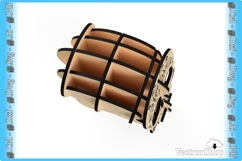 Day of the Dead Style Pen Holder Head - Decorative Template Product Image 3