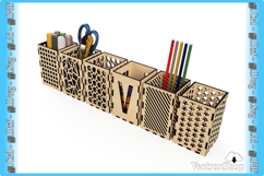 Desktop Pen Holder - Decorative Template Product Image 7