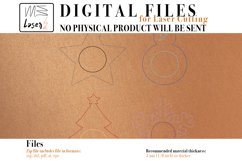 Christmas Napkin Holders for Laser Cutter - 4 Variations Product Image 2