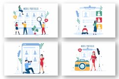 10 Model Portfolio Illustration Product Image 3