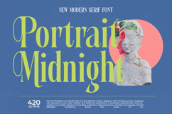 Portrait Midnight - Modern Serif Font Product Image 1