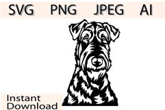 AiredaleTerrier dog/Dog Svg/Png/Jpg/Ai/Vector pet Product Image 1