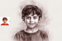 Portrait Pencil Sketch Action Product Image 6