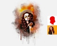 Portrait Watercolor Dropping Effect Product Image 10