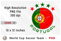 Portugal National Team Soccer Ball. World Cup 2026 Product Image 1