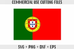 Portugal Flag SVG Original Colors - Cut files for Cricut Product Image 1