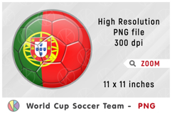 Portugal National Team Soccer Ball. World Cup 2026 Product Image 1