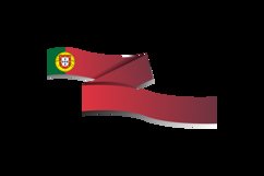 Portugal nation flag decoration design vector Product Image 2