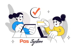 6 POS System Illustration Product Image 3