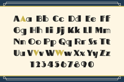 Postgate - Modern Art Deco Sans Font Product Image 2