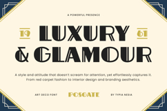 Postgate - Modern Art Deco Sans Font Product Image 6