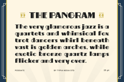 Postgate - Modern Art Deco Sans Font Product Image 7