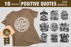 Positive quotes SVG bundle | Positive SVG bundle Product Image 1