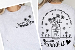 Positive Aesthetic SVG PNG, Keep Going, Self love Svg Product Image 3