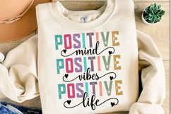Positive Affirmations Life Mind Vibes Svg Design Product Image 3