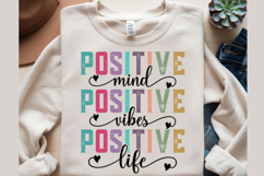Positive Affirmations Life Mind Vibes Svg Design Product Image 2