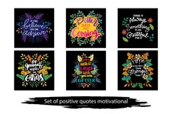 Set of positive quote motivational. Product Image 1