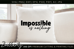 Positive Inspirational Quote SVG Motivational T-shirt Design Product Image 4