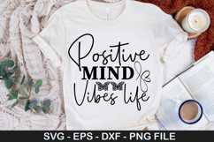 Affirmation Quotes SVG Design - Strive For Progress Not Perf Product Image 2