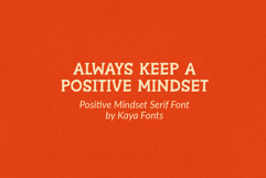 Positive Mindset - A Handmade Serif Font Product Image 15