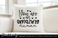 Positive Life Quote SVG Inspirational Motivational Sign SVG Product Image 2