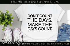 Positive Inspirational Quote SVG Motivational T-shirt Design Product Image 7