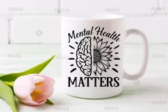 Mental health matters SVG, Mental Health SVG Design Product Image 2
