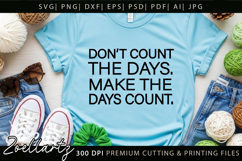 Positive Inspirational Quote SVG Motivational T-shirt Design Product Image 3