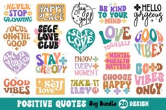 Positive Quotes SVG Bundle, Positive SVG Bundle Product Image 1