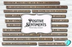 Positive Sentiments Printable Pages Product Image 1