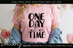 One Day At A Time Inspirational Motivational Positive Quote Product Image 6