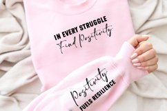 In Every Struggle Find Sleeve SVG, Positivity SVG Design Product Image 3