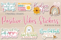 Positivity &amp; Inspirational quotes printable stickers
