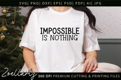 Positive Inspirational Quote SVG Motivational T-shirt Design Product Image 2