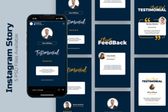 Client Testimonial - Instagram Story Template Product Image 1