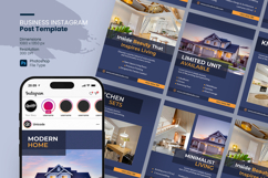 Modern Home Real Estate Instagram Post Template Product Image 1