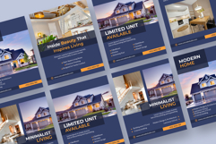 Modern Home Real Estate Instagram Post Template Product Image 3