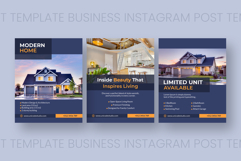 Modern Home Real Estate Instagram Post Template Product Image 5
