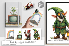 Post-Apocalyptic Paddy Digital Paper Product Image 1