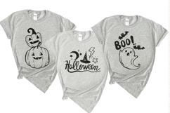 Halloween doodle clipart PNG files instant download PNG file Product Image 4